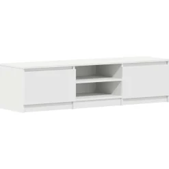 vidaXL Tv-bänk 140x40x35,5 cm konstruerat trä Vit