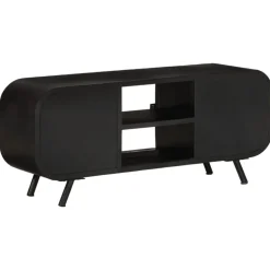 vidaXL TV-bänk 110x30x45 cm grovt mangoträ