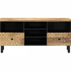 vidaXL Tv-bänk 100x33x46 cm massivt mangoträ