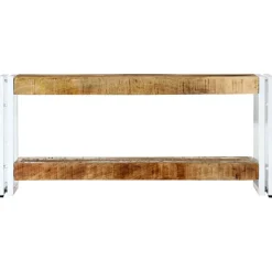 Sale vidaXL TV-bänk 90x30x40cm massivt mangoträ Vit