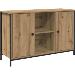 Sale vidaXL TV-bänkset 101 x 35 x 65 cm Konstruerat trä artisan ek