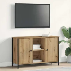 Sale vidaXL TV-bänkset 101 x 35 x 65 cm Konstruerat trä artisan ek