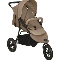 vidaXL Tvillingvagn stål Taupe