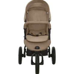 vidaXL Tvillingvagn stål Taupe