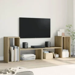 vidaXL TV-skåp 2 st sonoma-ek 75x30x50 cm konstruerat trä