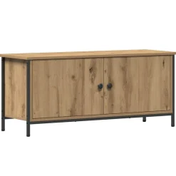 Best vidaXL TV-skåp 100 x 35 x 45 cm Konstruerat trä artisan ek