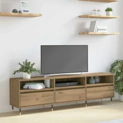 Sale vidaXL TV-skåp 150 x 30 x 45 cm Konstruerat trä artisan ek