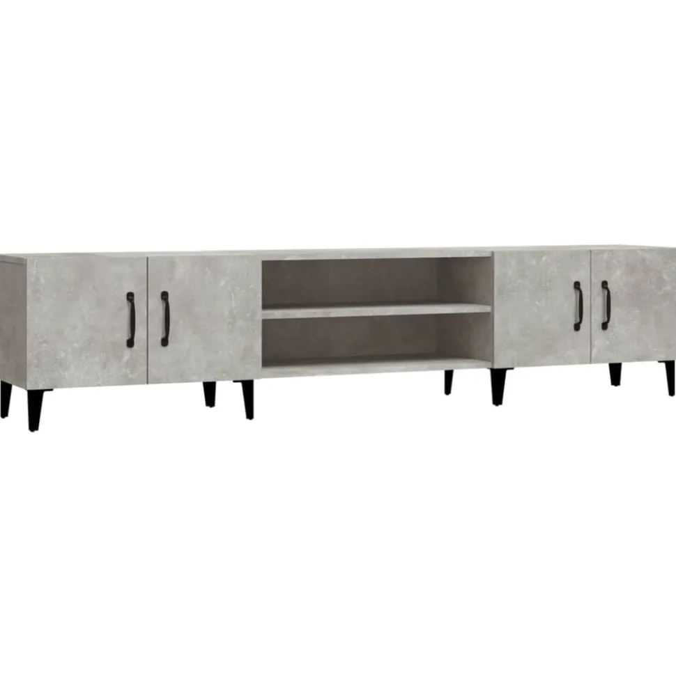 vidaXL TV-skåp betonggrå 180x31,5x40 cm konstruerat trä