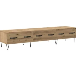 vidaXL TV-skåp med låda artisan ek 150 x 36 x 30 cm Konstruerat trä