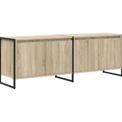 Hot vidaXL TV-skåp Sonoma 140 x 36 x 49,5 cm Konstruerat trä Sonoma ek