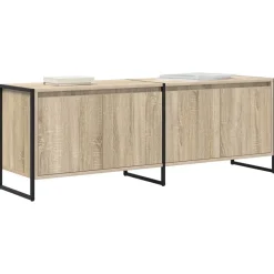 Hot vidaXL TV-skåp Sonoma 140 x 36 x 49,5 cm Konstruerat trä Sonoma ek