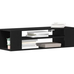 Online vidaXL TV-skåp 100 x 30 x 26,5 cm Konstruerat trä Svart ek
