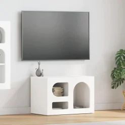 vidaXL TV-skåp Vit 60 x 35 x 40 cm Konstruerat trä
