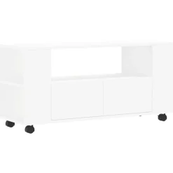 New vidaXL TV-skåp 102x34,5x43 cm konstruerat trä Vit