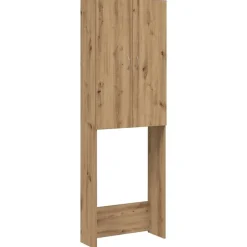 Best vidaXL Tvättmaskinsskåp 64x25,5x190 cm artisan ek
