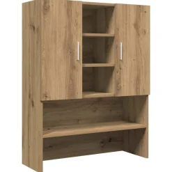 vidaXL Tvättmaskinsskåp artisan ek 70,5x25,5x90 cm