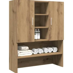 vidaXL Tvättmaskinsskåp artisan ek 70,5x25,5x90 cm