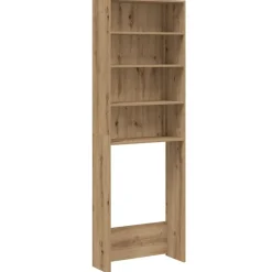 New vidaXL Tvättmaskinsskåp 64x24x190 cm artisan ek