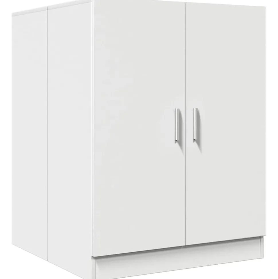 vidaXL Tvättmaskinsskåp vit 71x71,5x91,5 cm