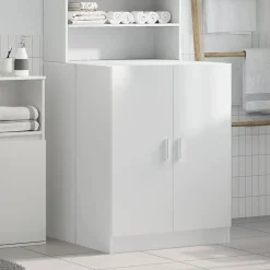 vidaXL Tvättmaskinsskåp vit 71x71,5x91,5 cm