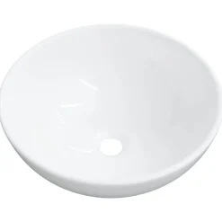 vidaXL Tvättställ vitt 28x28x10 cm keramik