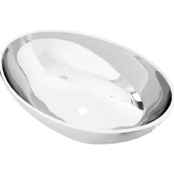 vidaXL Tvättställ 40x33x13,5 cm keramik silver