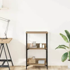 vidaXL Tvättställsskåp artisan ek 50x33x82 cm konstruerat trä