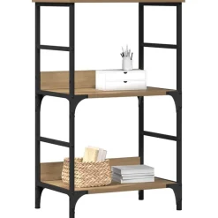 vidaXL Tvättställsskåp artisan ek 50x33x82 cm konstruerat trä