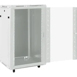 Outlet vidaXL 18U Nätverksskåp 19" IP20 60x60x100 cm Grå