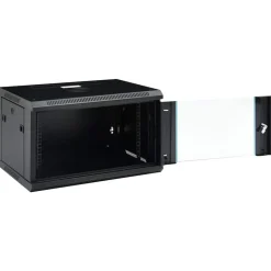 vidaXL 6U Nätverksskåp väggmonterat 19" IP20 600x450x350 mm