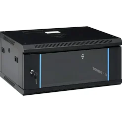 Sale vidaXL 4U Nätverksskåp väggmonterat 19" IP20 600x450x285 mm Svart