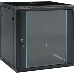 vidaXL 12U Nätverksskåp väggmonterat 19" IP20 600x600x640 mm