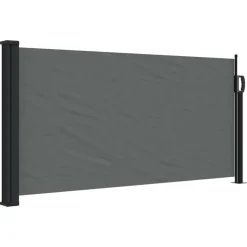 Hot vidaXL Utdragbar sidomarkis 100x300 cm Antracit