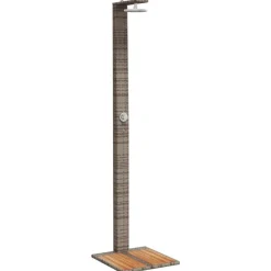 vidaXL Utedusch 50x55x224 cm konstrottning och akaciaträ Grå