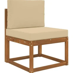 vidaXL Utomhus Soffa Kudde 2 pcs Beige Polyester