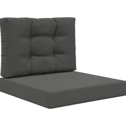 vidaXL Utomhus Soffa Kudde 2 pcs Antracit Polyester