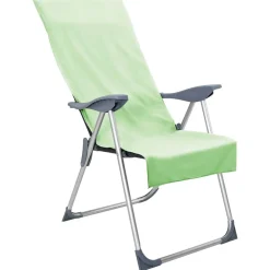 vidaXL Utomhus Stols Handdukar 2 pcs Grön 130 x 60 cm