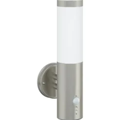 Discount vidaXL Utomhus vägglampa 15 x 7,5 x 33 cm Silver
