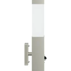 Hot vidaXL Utomhus vägglampa Silver 10.5 x 6 x 33 cm Rostfritt stål
