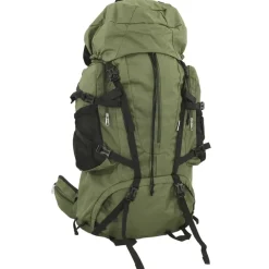 New vidaXL Vandringsryggsäck armé 60 L oxford-tyg Grön