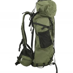 New vidaXL Vandringsryggsäck armé 60 L oxford-tyg Grön