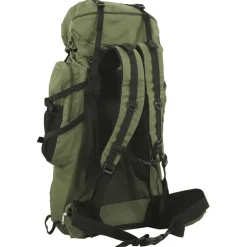 New vidaXL Vandringsryggsäck armé 60 L oxford-tyg Grön