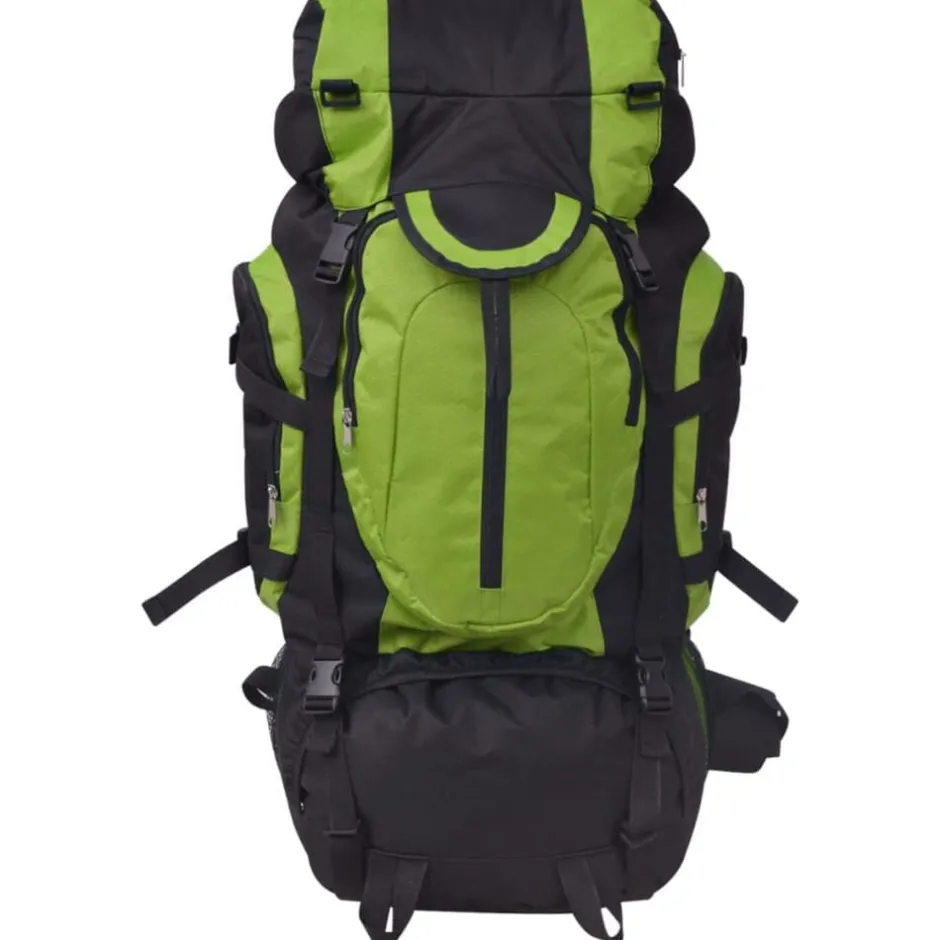 Discount vidaXL Vandringsryggsäck XXL 75 L svart och Grön