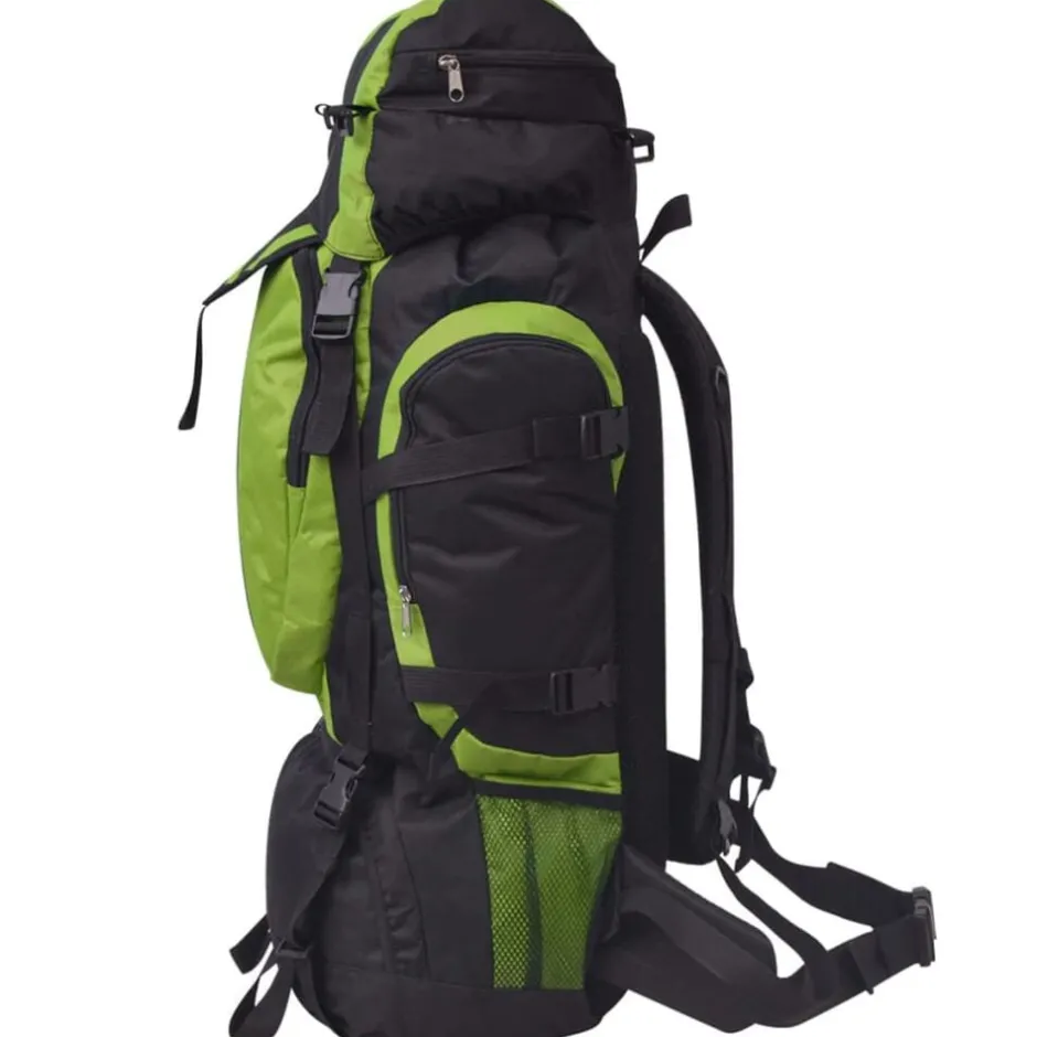 Discount vidaXL Vandringsryggsäck XXL 75 L svart och Grön