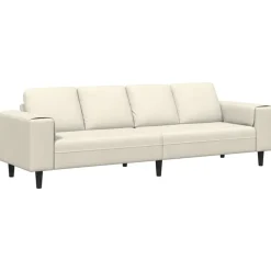 Sale vidaXL Vardagsrumsoffa 250 x 77 x 76 cm Kräm