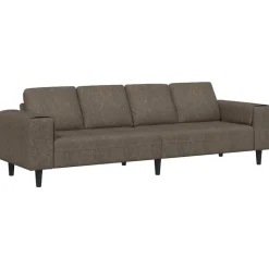 vidaXL Vardagsrumsoffa Mörkgrå 250 x 77 x 76 cm