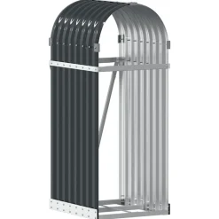 vidaXL Vedhållare antracit 40x45x100 cm galvaniserat stål