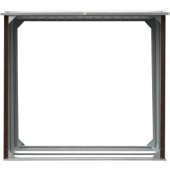 Best vidaXL Vedskjul galvaniserat stål 172x91x154 cm Brun