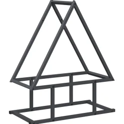 vidaXL Vedställ antracit 50x25x60 cm kallvalsat stål