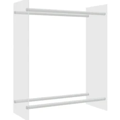 vidaXL Vedställ genomskinlig 80x35x100 cm härdat glas